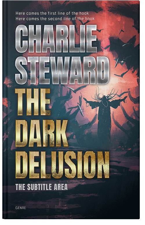 Front view of Cameo #20833 - Premade Fantasy Book Cover