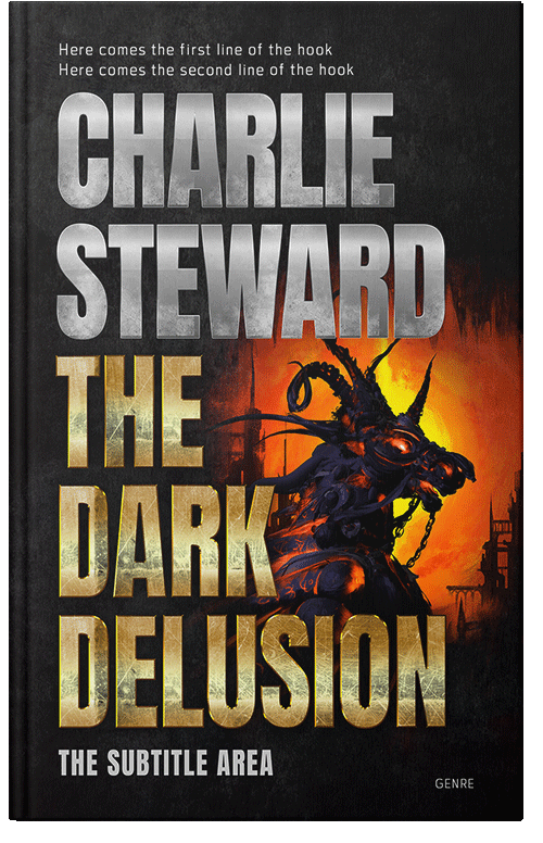 Front view of Sorrell Brown #20841 - Premade Fantasy Book Cover