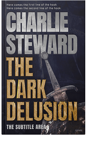 Pre Made Book Cover Steel Gray