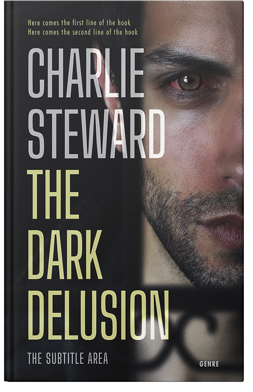 Front view of Premade Mystery & Thriller & Suspense Book Cover - Bison Hide