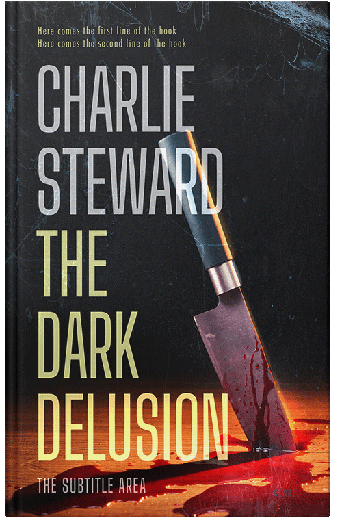 Front view of Thunder #20859 - Premade Mystery & Thriller & Suspense Book Cover