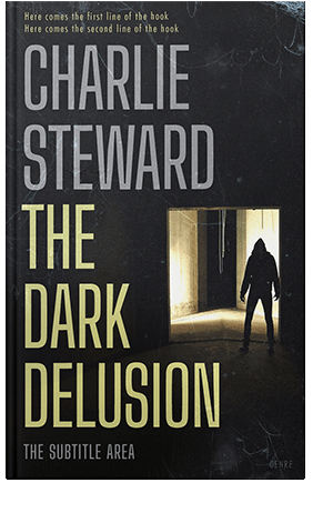 Pre Made Book Cover Heathered Gray