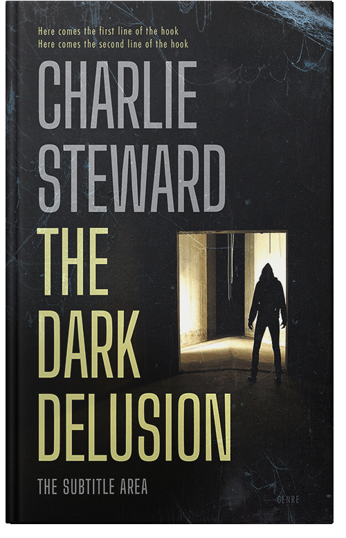 Front view of Heathered Gray #20860 - Premade Mystery & Thriller & Suspense Book Cover