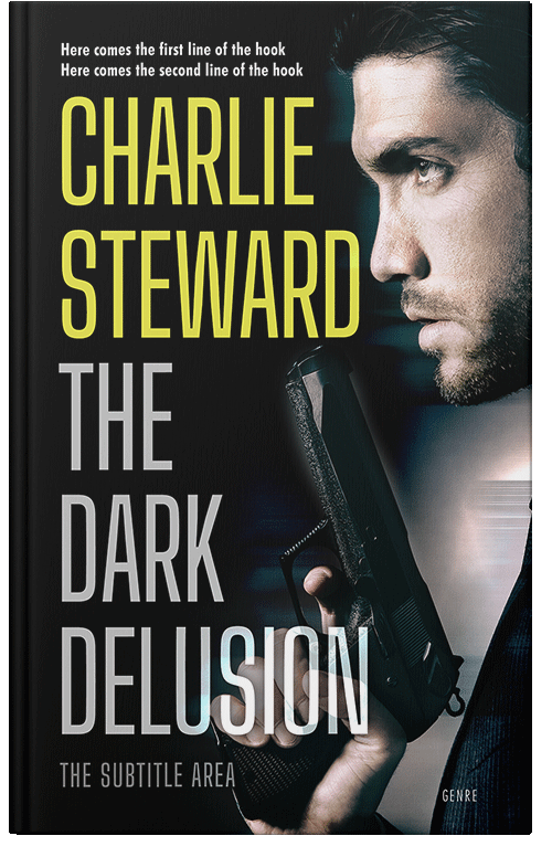 Front view of Premade Mystery & Thriller & Suspense Book Cover - Chino