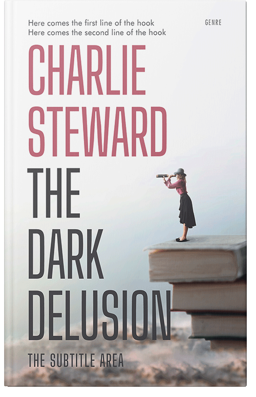 Front view of Alto #20865 - Premade Surreal Book Cover