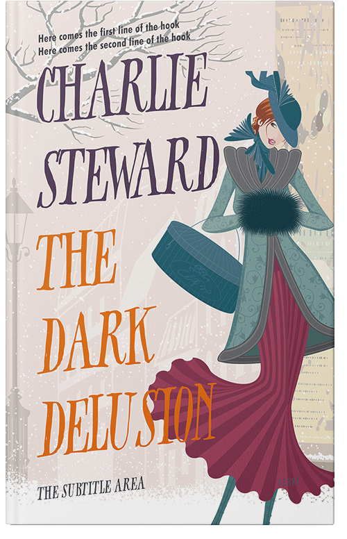 Front view of Fiord #20870 - Premade Historical Book Cover