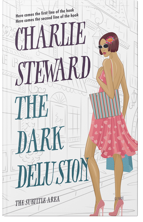 Front view of Clam Shell #20871 - Premade Teen & Young Adult Book Cover