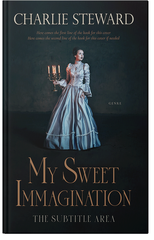 Front view of Aztec #20880 - Premade Horror Book Cover