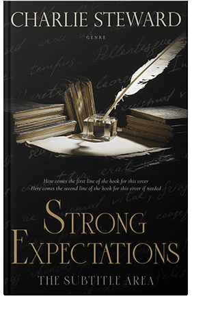 Pre Made Book Cover Cod Gray