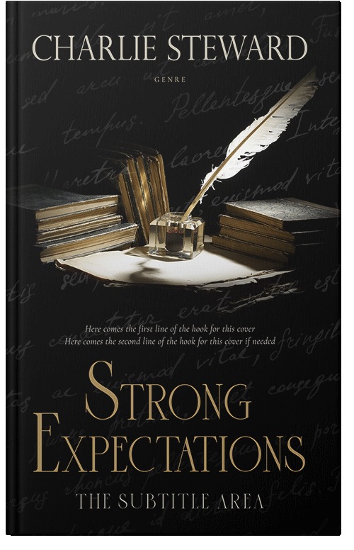 Front view of Premade Historical Book Cover - Cod Gray