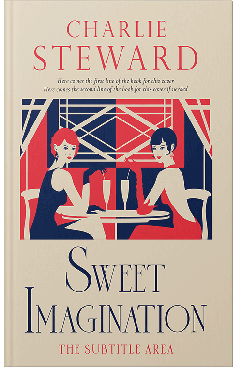 Front view of Premade Chick Lit Book Cover - Bone