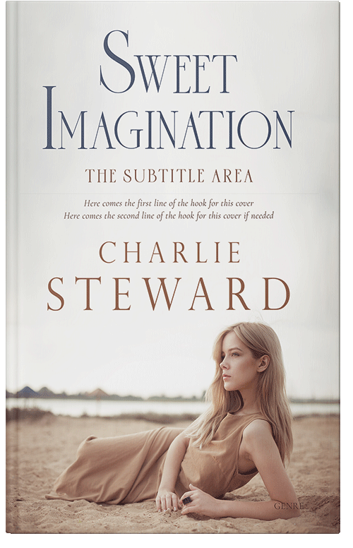 Front view of Cararra #20906 - Premade Romance Book Cover