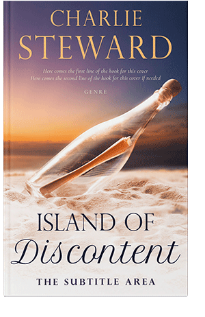 Pre Made Book Cover Martinique