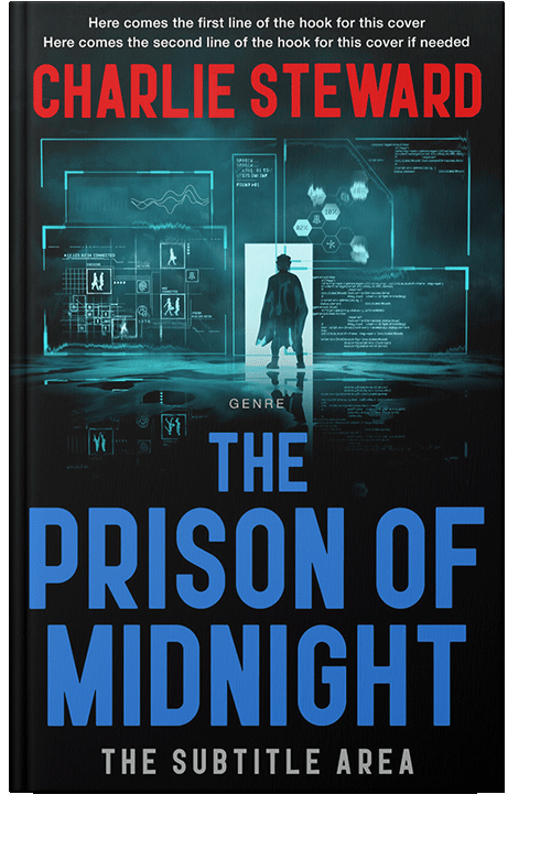 Front view of Black Bean #20925 - Premade Science Fiction Book Cover