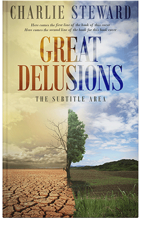 Pre Made Book Cover Foggy Gray