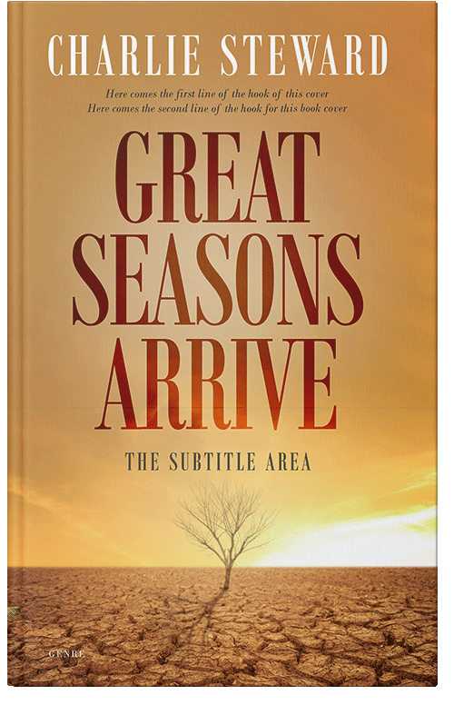 Front view of Premade Environment & Ecology Book Cover - Tussock