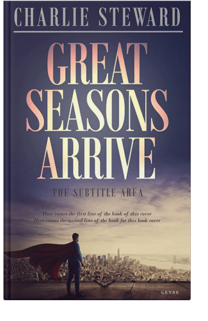 Pre Made Book Cover Martinique