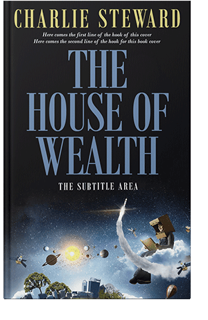 Pre Made Book Cover Powder Ash