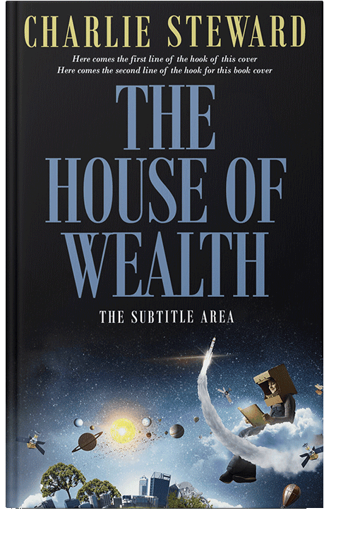 Front view of Powder Ash #20943 - Premade Science Fiction Book Cover