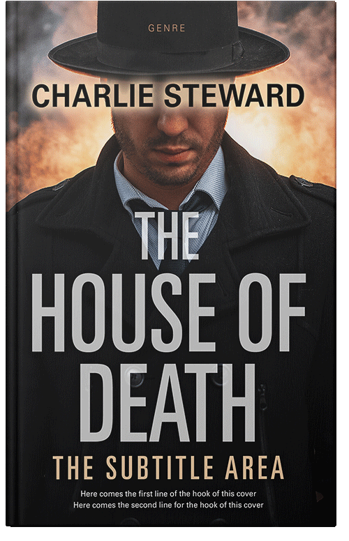 Front view of Cod Gray #20954 - Premade Mystery & Thriller & Suspense Book Cover