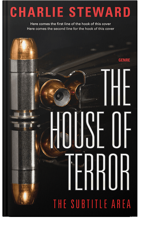 Front view of Old Rose #20958 - Premade Mystery & Thriller & Suspense Book Cover