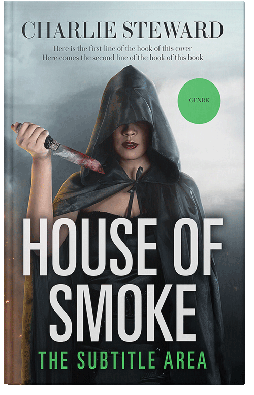 Front view of Iron #20973 - Premade Horror Book Cover