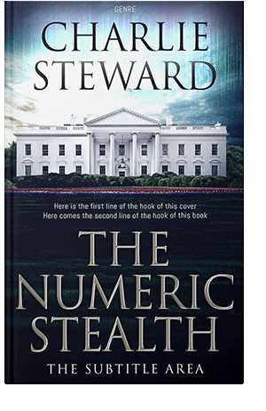 Pre Made Book Cover Ebony