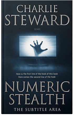 Pre Made Book Cover Black Pearl