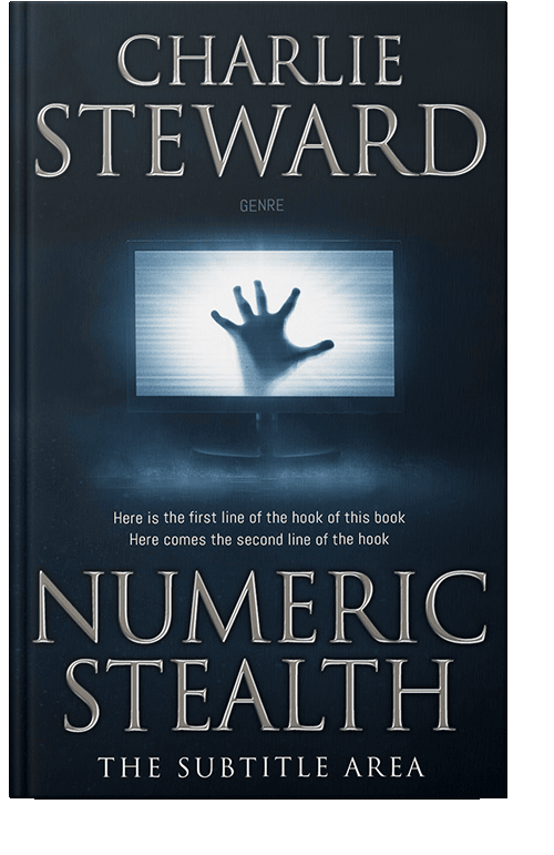 Front view of Black Pearl #20982 - Premade Horror Book Cover