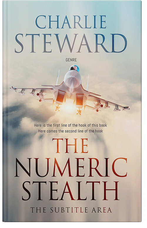 Front view of Swirl #20983 - Premade Apocalyptica Book Cover