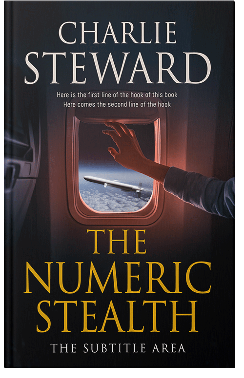 Front view of Woodsmoke #20984 - Premade Action & Adventure Book Cover