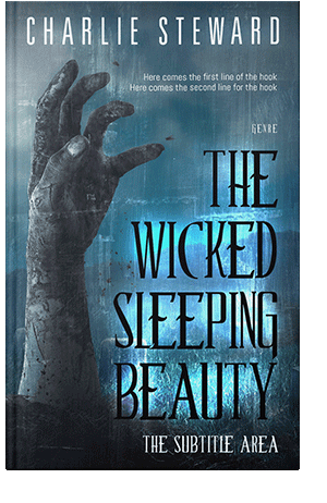 Pre Made Book Cover Pickled Bluewood