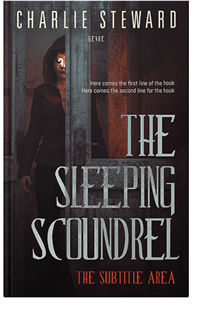 Pre Made Book Cover Cocoa Brown