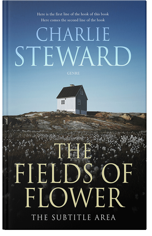 Front view of Premade Literary Fiction Book Cover - Jungle Mist