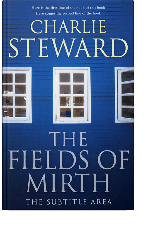 Front view of Catalina Blue #21005 - Premade Literary Fiction Book Cover