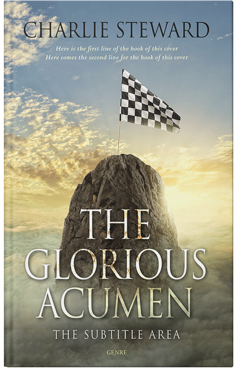 Front view of Stack #21013 - Premade Business Book Cover