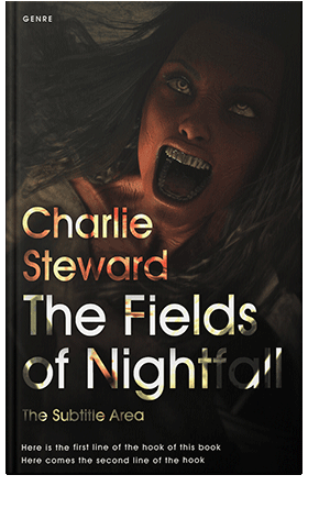 Pre Made Book Cover Night Rider