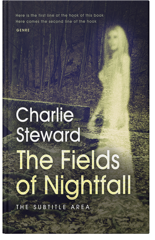 Front view of Charade #21032 - Premade Horror Book Cover