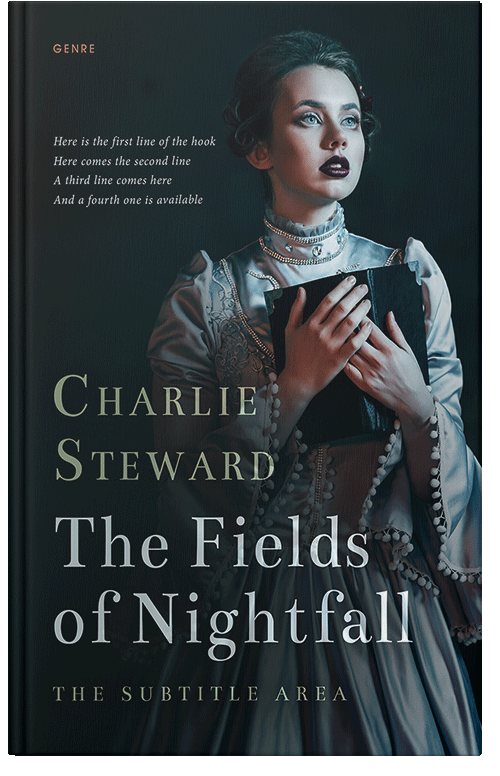 Front view of Premade Historical Book Cover - Bunker