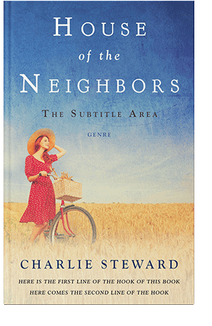 Pre Made Book Cover Azure