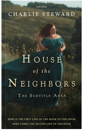 Pre Made Book Cover Log Cabin