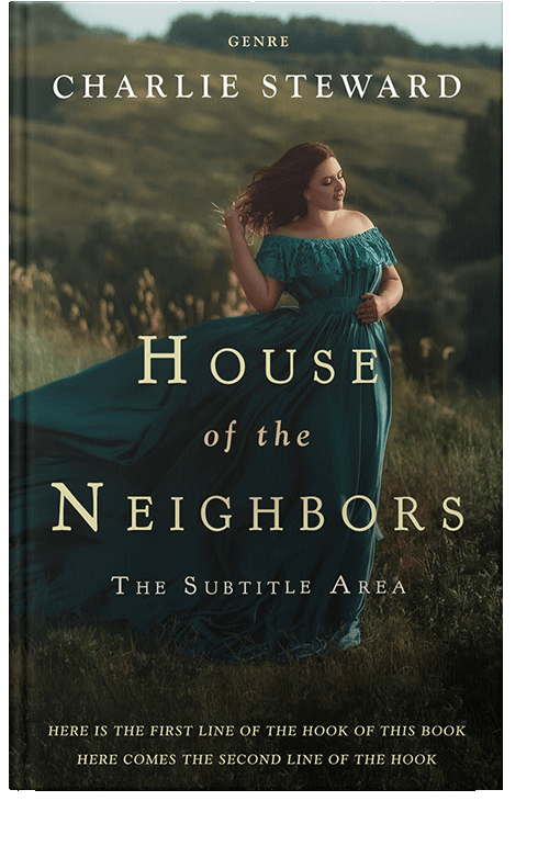 Front view of Log Cabin #21050 - Premade Romance Book Cover