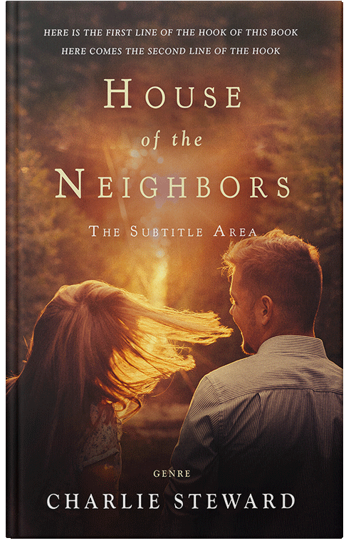 Front view of Cocoa Bean #21058 - Premade Romance Book Cover