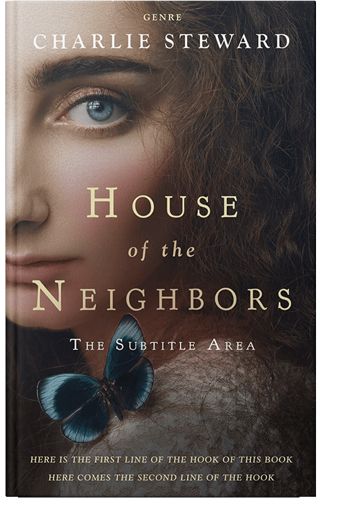 Front view of Cocoa Brown #21059 - Premade Literary Fiction Book Cover