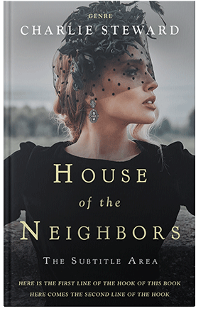 Pre Made Book Cover Cloudy