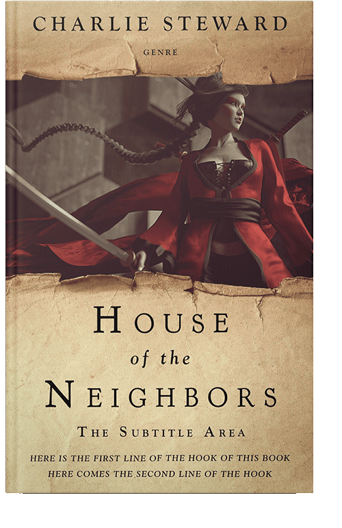 Front view of Pavlova #21064 - Premade Fantasy Book Cover