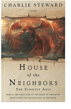 Pre Made Book Cover English Walnut