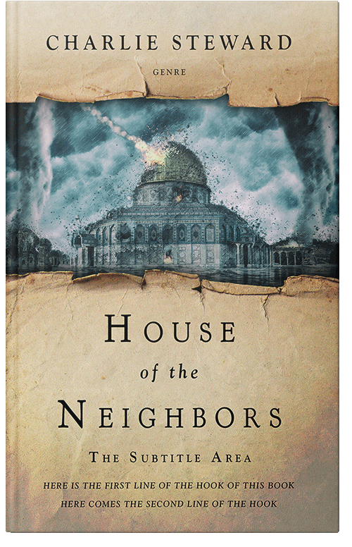 Front view of Coral Reef #21068 - Premade Apocalyptica Book Cover