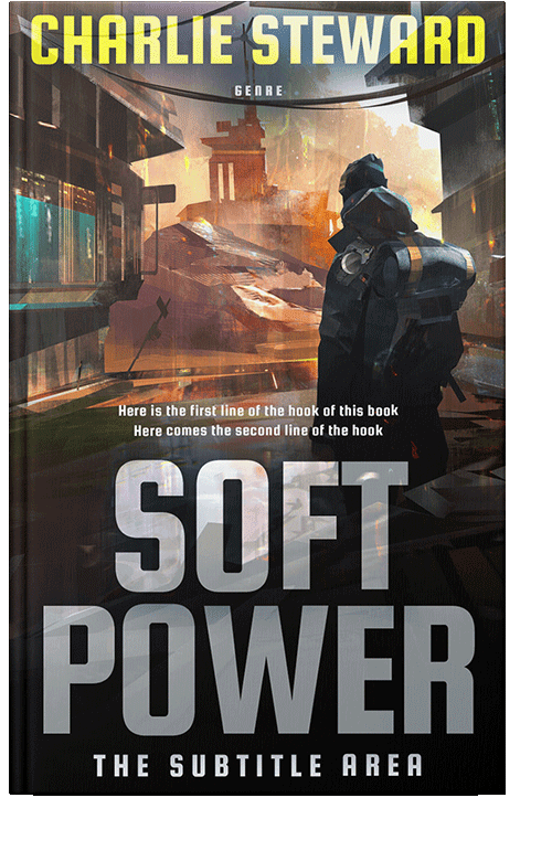 Front view of Cameo #21100 - Premade Apocalyptica Book Cover