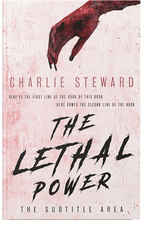 Front view of Linen #21113 - Premade Horror Book Cover